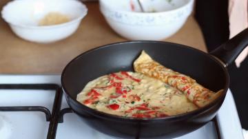 Jak niezwykłe ugotować normalny omlet na śniadanie