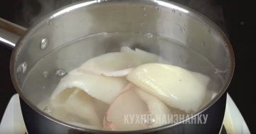 Jak gotować, żeby „podeszwa” nie wyszła: gotuję kalmary na sałatkę (dwie sprawdzone metody)