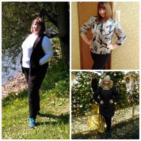 Są to zmiany ze mną przez 9 miesięcy minus 35,5 kg nadwagi!
