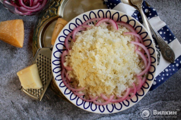 Ryż z serem na patelni