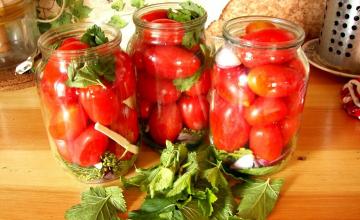 Pomidory dla puszek zima litrowych