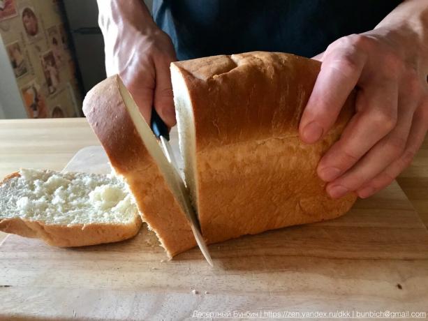Kawałek chleba grubość ich ideał 2 cm.